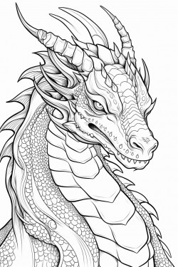 a cute friendly very detailed dragon