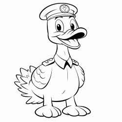 security guard goose
