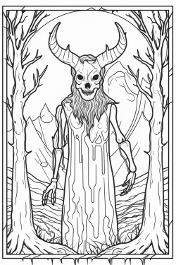 wendigo tarot card