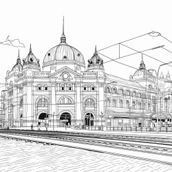 flinders street station melbourne