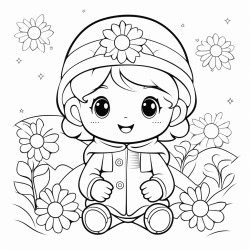 cute coloring book for toddlers