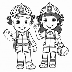 fireman and firewoman for elementary students