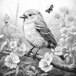 birde in nature