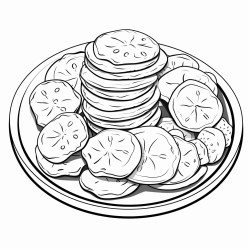 a plate of cookies with different sized chocalte chips