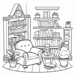 cozy library