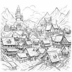 a fire kingdoms village