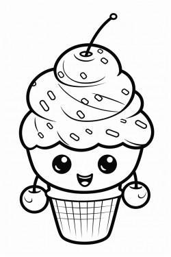 ice cream with cherry tops