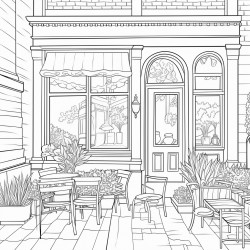 cafe storefront