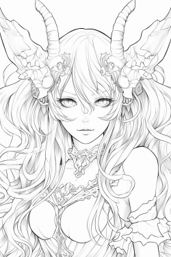 demon anime girl