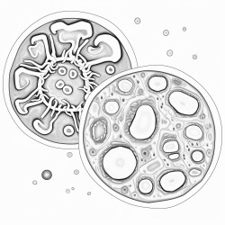 create two eukaryotic cells with organelles one plant one animal
