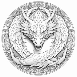 dragon mandala