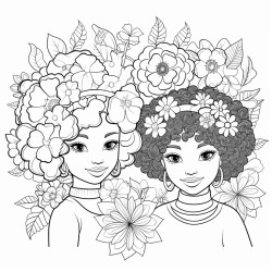 coloring pages printable fro adults girls