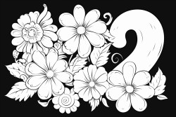 crear con numeros para coloriar