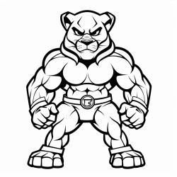 mean panther wrestler