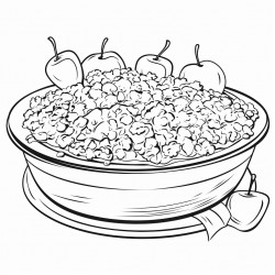 apple crisp a simple dessert with sliced apples baked under a crumbly oat topping