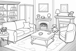 bear in the living room