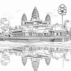 angkor wat in cambodia