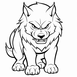 lobo bueno animado