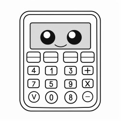 calculator and math