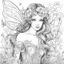 fairy in a garden