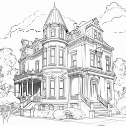 mansion decorated