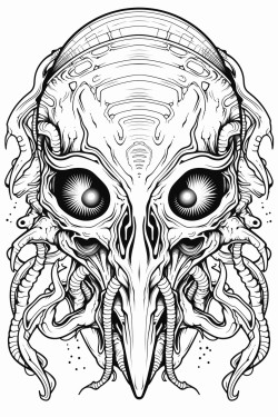 weird alien creature