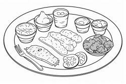 menu of dinner foods