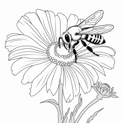 bee on a flower