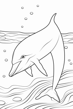 dolphin under the water