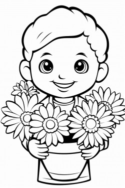 create a page with flowers