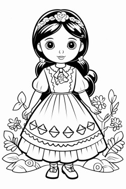 pintura la bordadora de magdalena mira mena