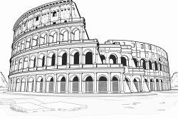 colosseum  rome italy