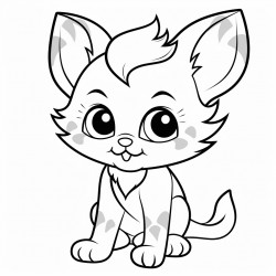 a cute kitten