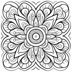 calming mandela pattern