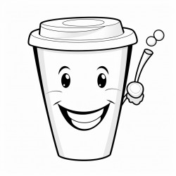 plastic cup with toothbrush and toothpaste tube inside