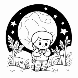 hide and seek under the moon