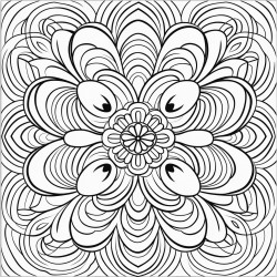 intricate mandala patterns create mandala designs with intricate details for a calming coloring experience