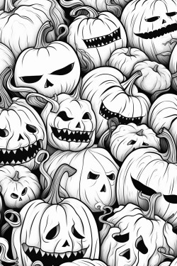 pumpkins spooky