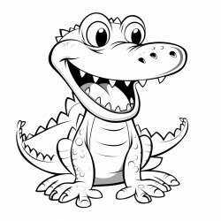 cartoon crocodile