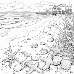 the beach