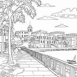 the town of frederiksted stcroix