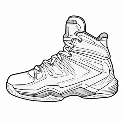 a hightech basketball shoe with a carbon fiber upper and a responsive cushioning system