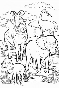 animals in nature