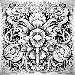 intricate symmetrical and repetitive designs
