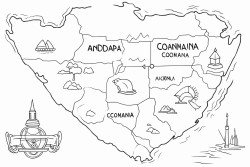 mapamundi con colombia