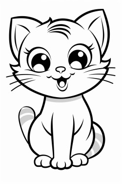 cute happy smily kitten