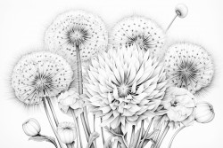 dandelion dreams dandelions in various stages from bloom to seed dispersal