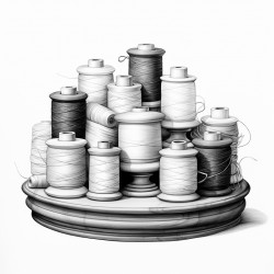 multiple spools of thread