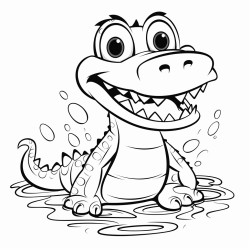 cute crocodile