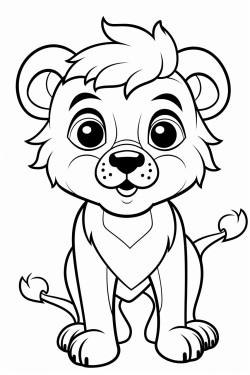 young lion with the words little lions